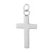 Pingente de Aço Cruz 24x13mmm