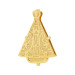 Pingente Aço Hit NSra. Aparecida 11.5mm Gold IPG